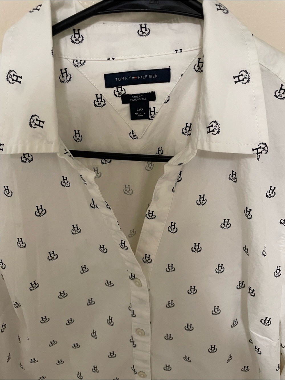 ✨Tommy Hilfiger Button Up Long Sleeve Size Large - Picture 3 of 9